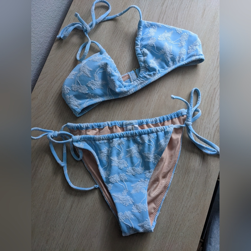 Madewell String Bikini Set In Floral